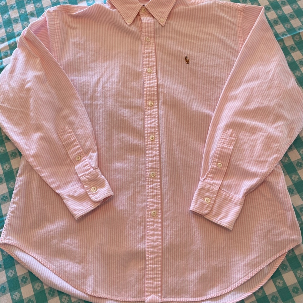 Ralph Lauren Pinstriped Oxford State Farm